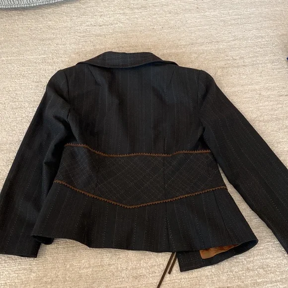 Size 2 Nanette Lepore Vintage Suit Jacket - Picture 6 of 6